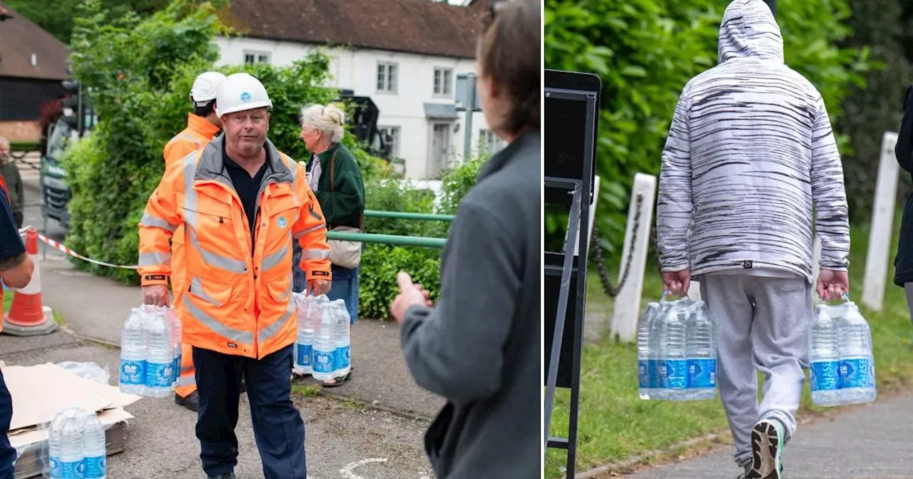 Thames Water issues 'do not drink' warning to hundreds of Surrey homes