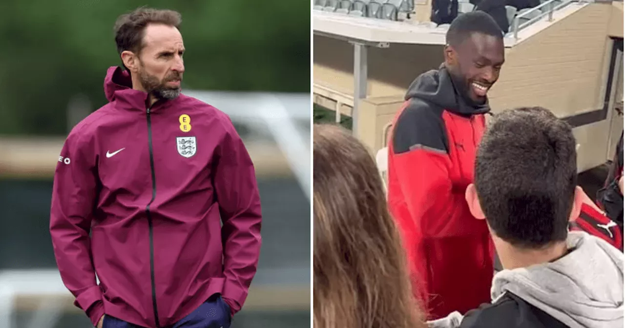 England star smiles as fans chants 'F*** Southgate' after Euro 2024 snub