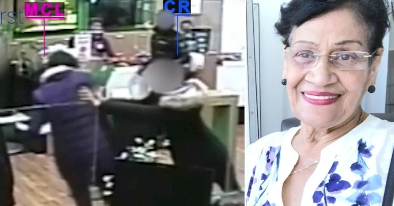 Moment woman kills pensioner with dementia by shoving her over