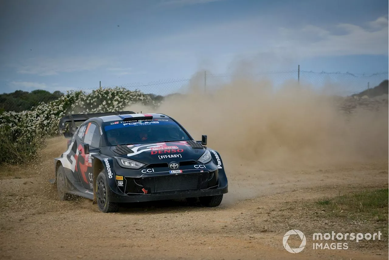 WRC Rally Sardinia: Ogier hangs onto lead as Fourmaux grinds to a halt