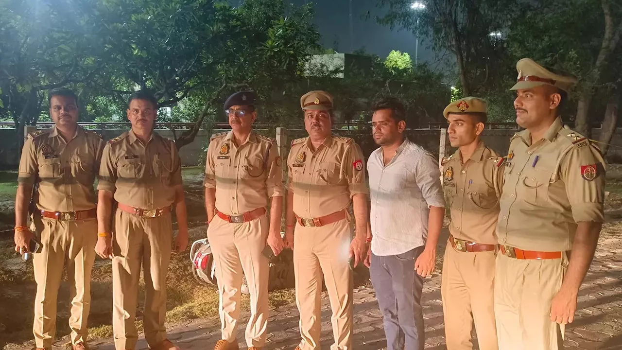 नोएडा में पुलिस ने किया लुटेरे बदमाश का एनकाउंटर, घायल आरोपी तालिब को किया गया गिरफ्तार