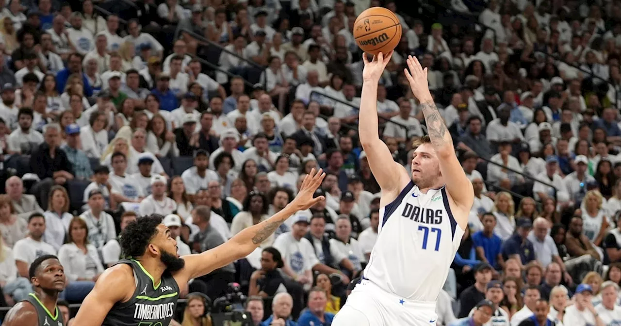 Doncic drops 36 points to push Mavericks to NBA Finals with 124-103 win over Timberwolves