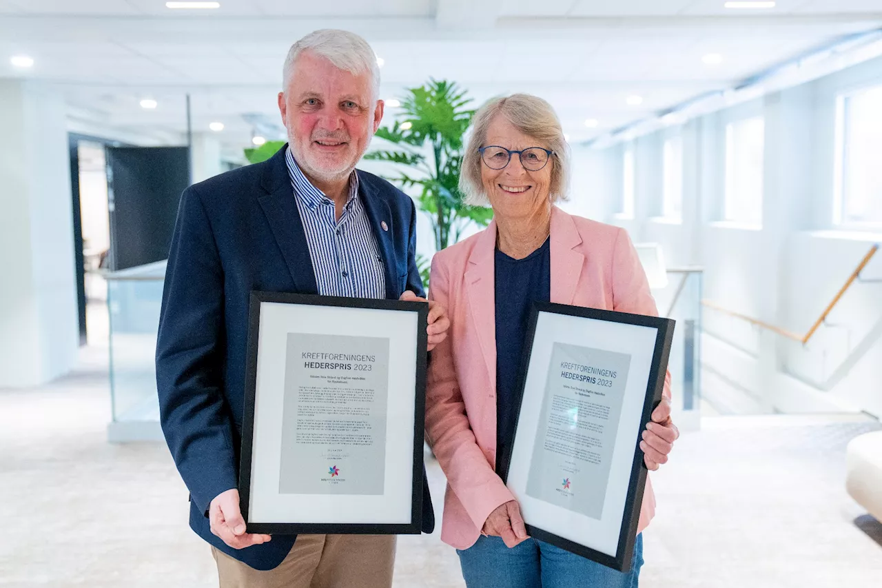 Tove Strand og Dagfinn Høybråten får Kreftforeningens hederspris for røykeloven