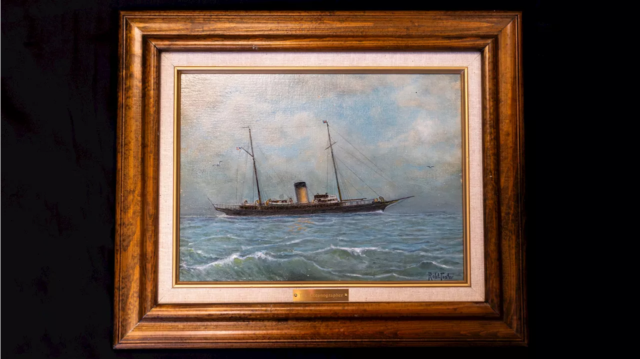 Friday Find: The USC&GS Steamer Oceanographer as painted by a crew member