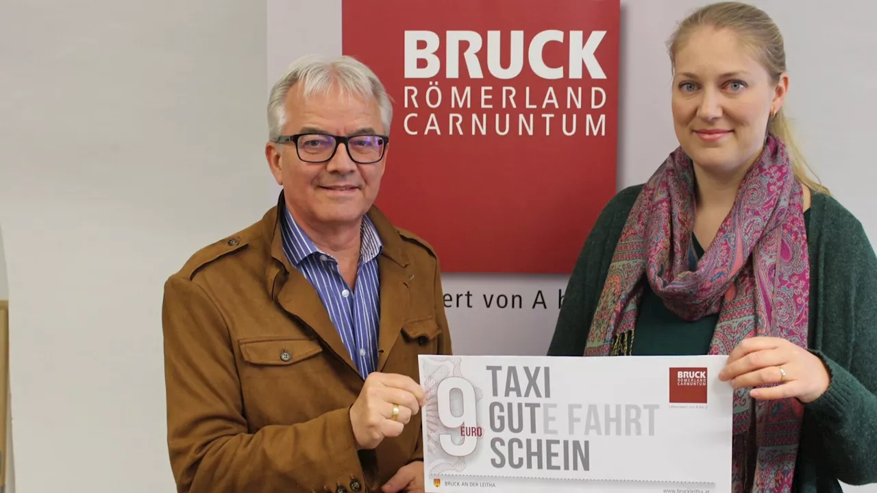 Bruck erhöht Wert der Taxigutscheine