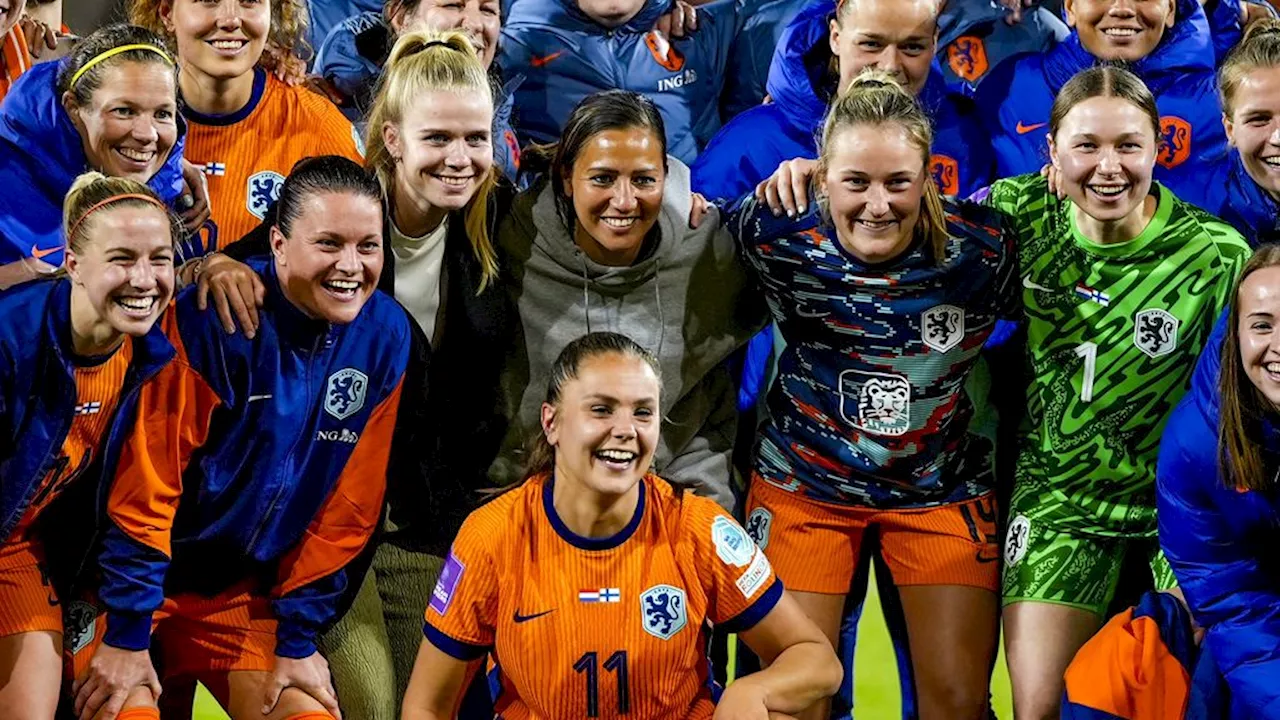 Oranje wint van stug Finland • Groots afscheid van Lieke Martens