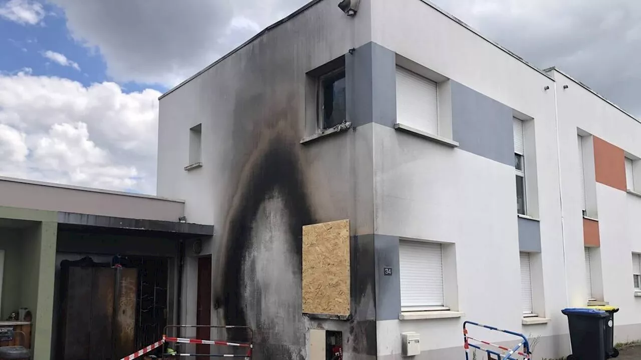 À Saint-Nazaire, une maison abîmée par l’incendie d’une voiture