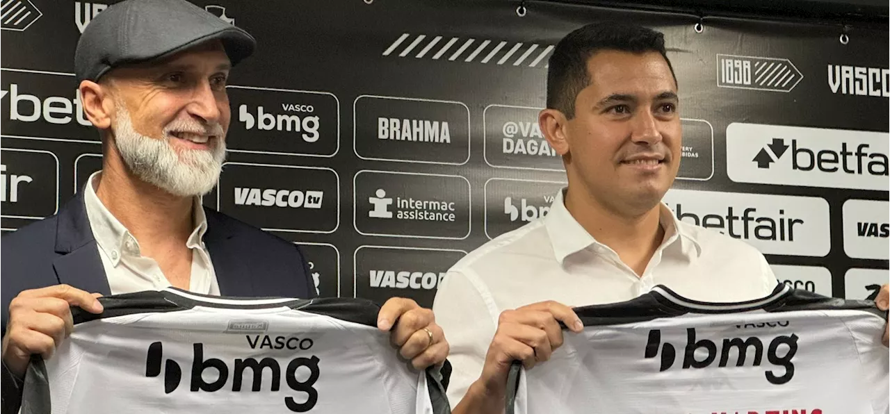 Apresentado pelo Vasco, Álvaro Pacheco quer equipe com DNA vencedor: 'Isto é ser Gigante da