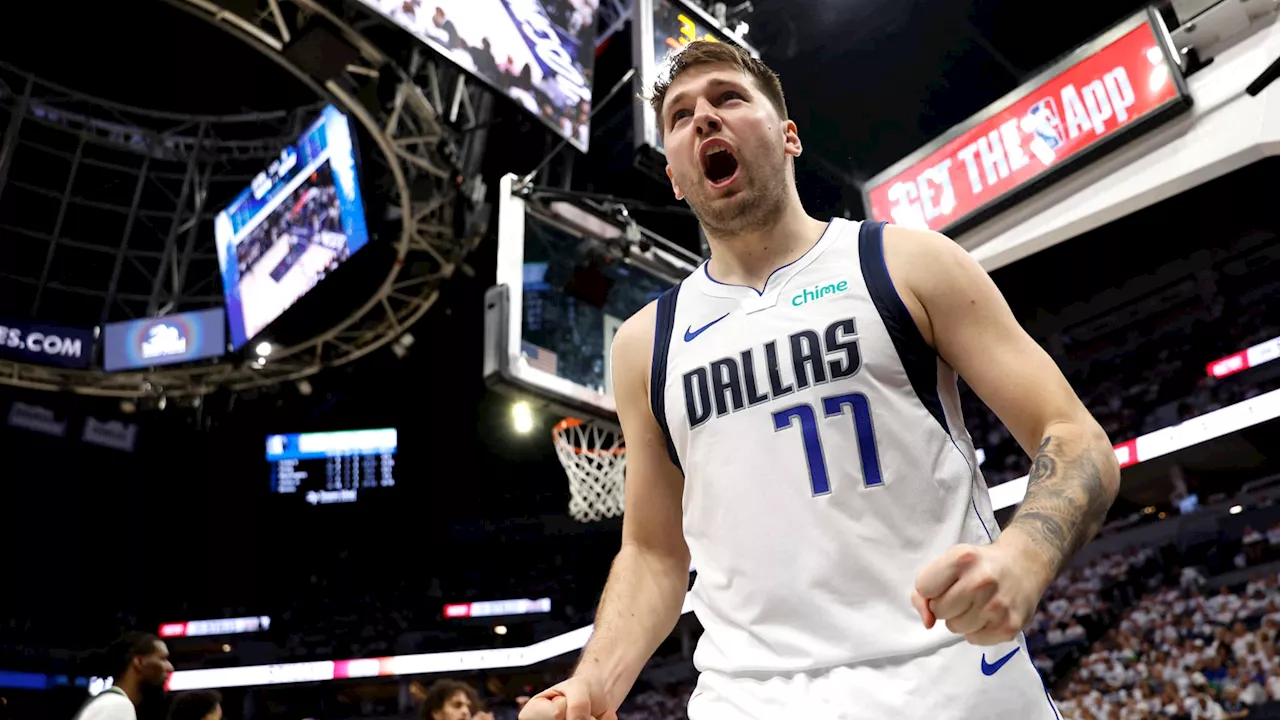 NBA: porté part un énorme Luka Doncic, Dallas élimine Minnesota et file en finale contre Boston