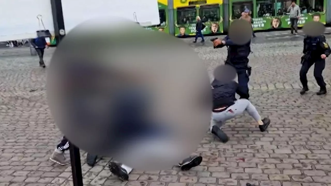 Messerangriff in Mannheim: Offenbar Islamkritiker verletzt - Polizist in Lebensgefahr