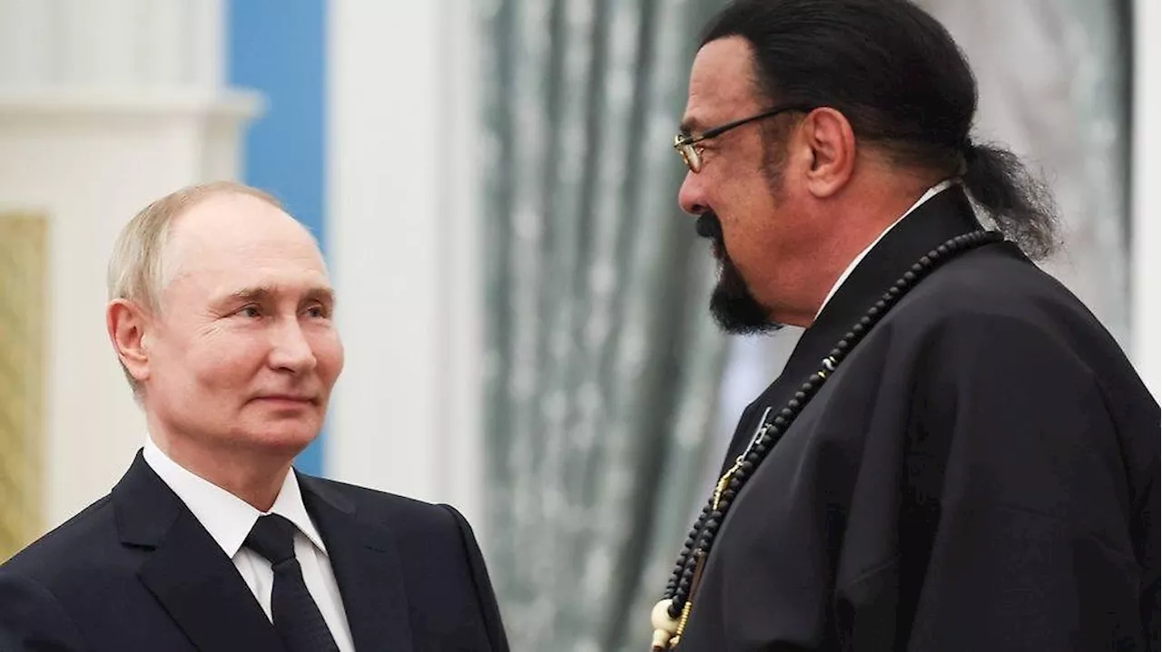 Steven Seagal: Action-Star verbreitet wieder Putin-Propaganda