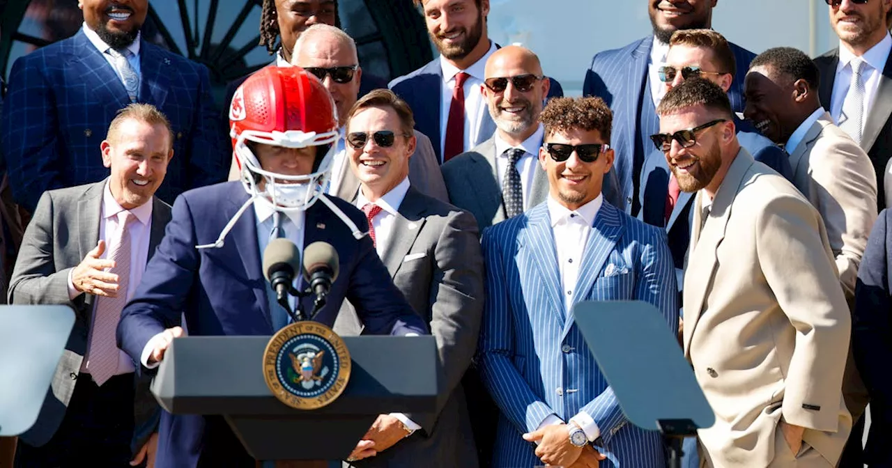 Biden celebrates two-time Super Bowl champion Kansas City Chiefs at White House