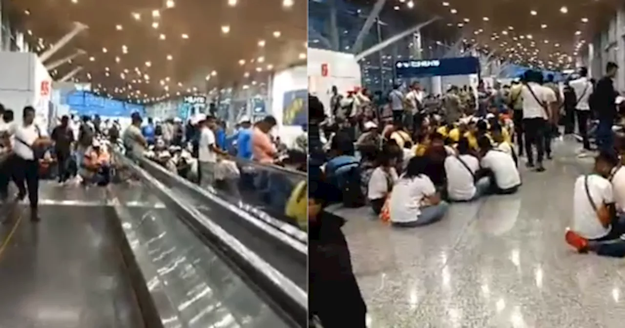 Video Tular Lambakan Warga Asing Tiba Di Ruangan Dalaman KLIA Cetus Kegusaran Ramai