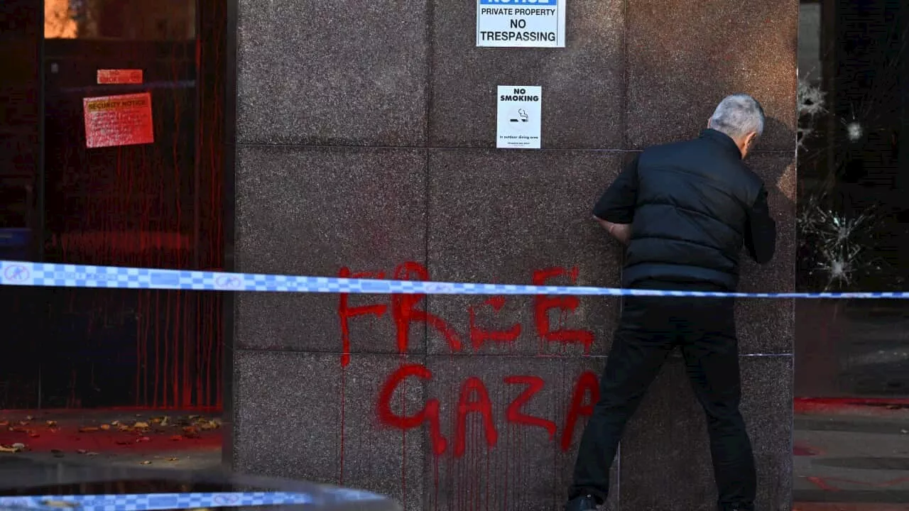 US consulate and Labor MP offices targeted with pro-Palestinian graffiti