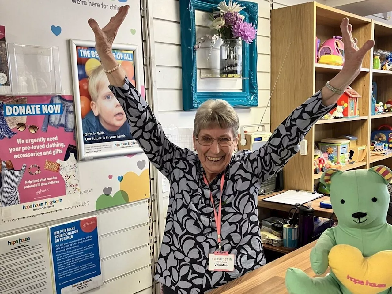 Eighty-year-old charity shop volunteer is finalist for national award