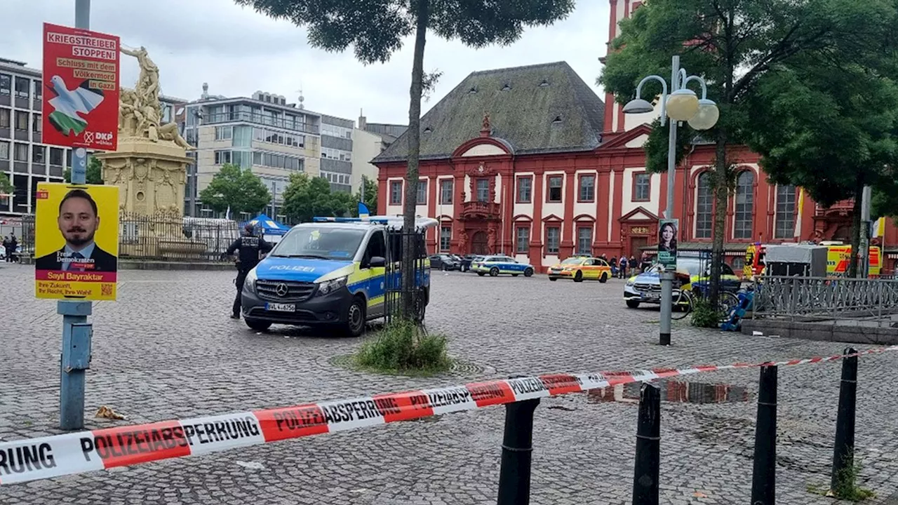 Germany knife attack: Man shot after stabbing police officer in frenzied attack at far-right event