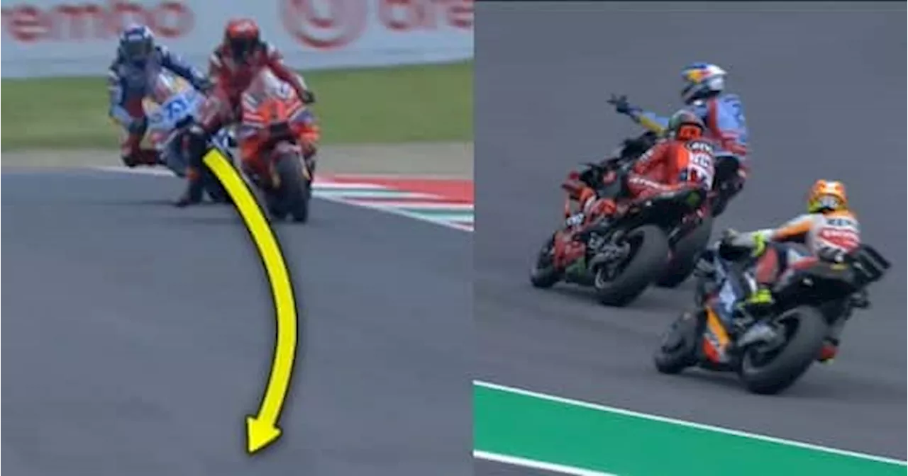 Bagnaia, penalità di 3 posizioni in griglia al Mugello per l'episodio con Alex Marquez