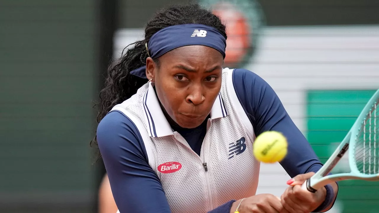 French Open: Coco Gauff overpowers Dayana Yastremska to reach fourth round at Roland Garros