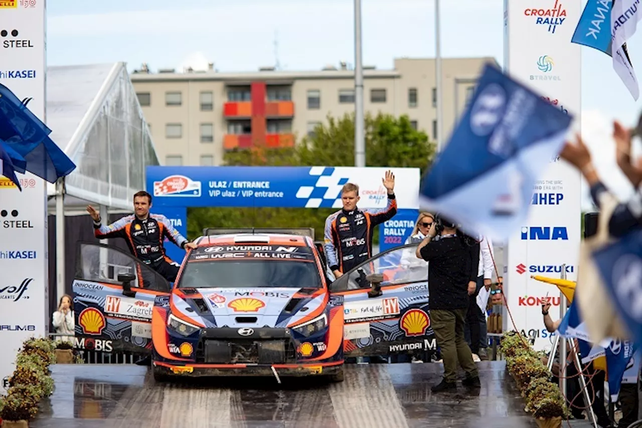 Kroatien: Hyundai mit Zwei-Drittel-Podium