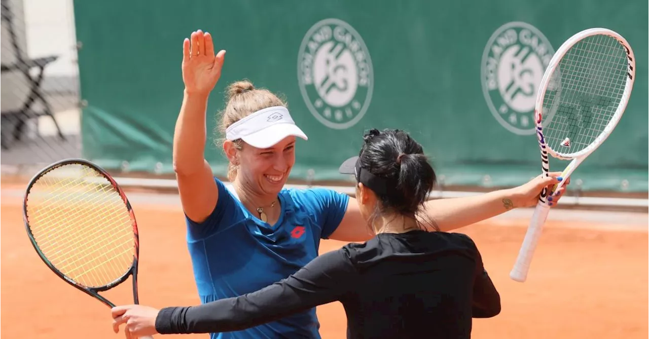 Roland-Garros : Elise Mertens se hisse au deuxième tour en double, pas Kimberley Zimmermann