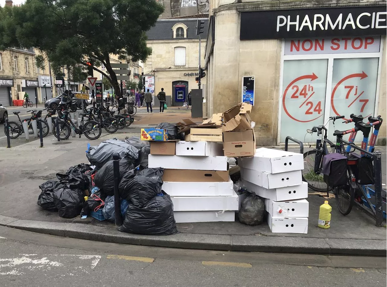 Bordeaux : dans le quartier Saint-Michel, trop de déchets s’incrustent dans l’espace public