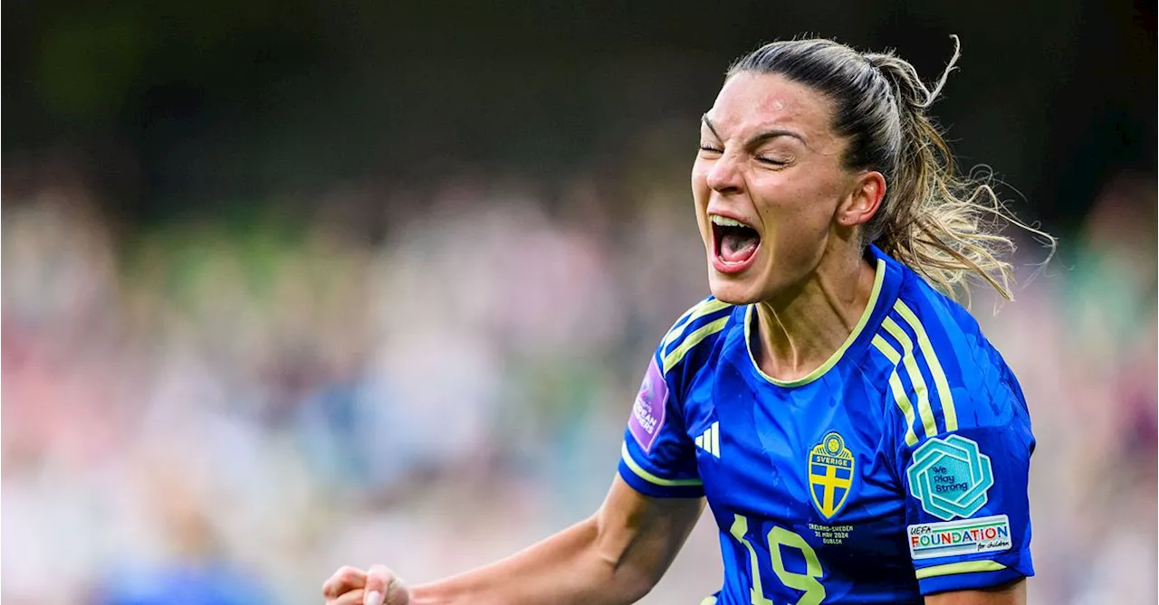 Fotboll: Sverige tog första segern i EM-kvalet – nollade Irland på bortaplan