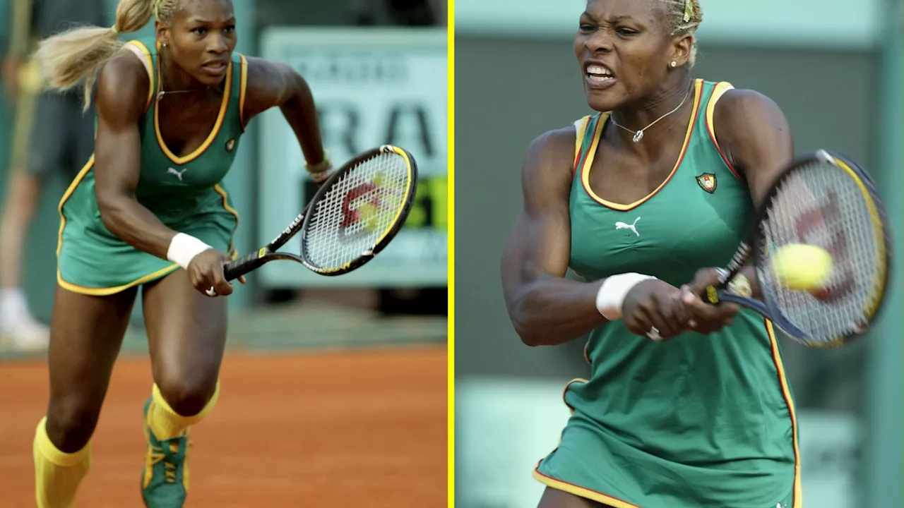 Serena Williams courted controversy at 2002 French Open by wearing banned World Cup kit before beating...