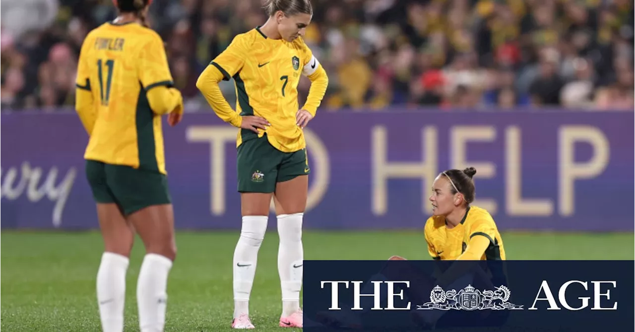 ‘I’m a bit concerned’: Gustavsson takes blame as Matildas rocked by Foord injury scare