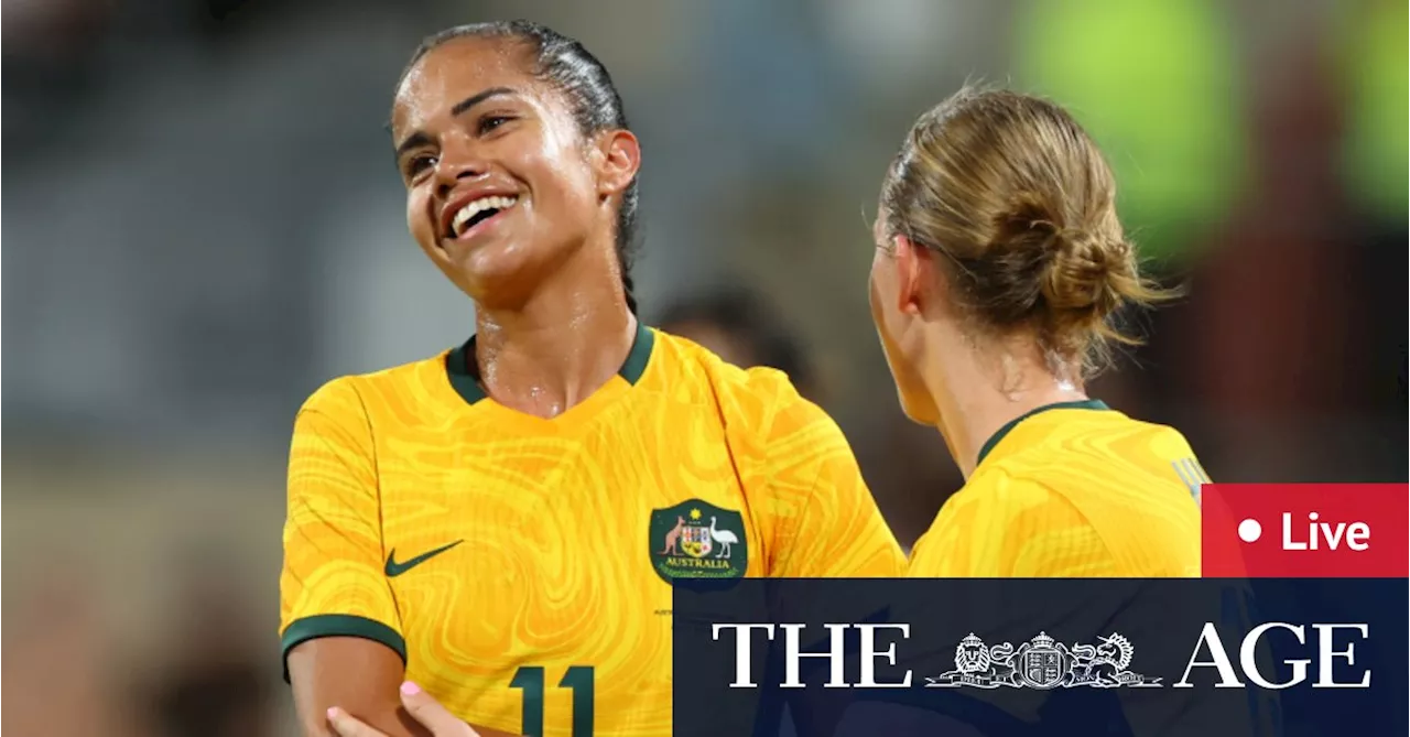 Matildas escape at the death to draw with China in Adelaide