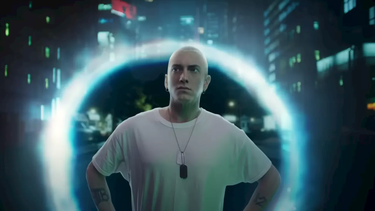 Eminem takes shots at Megan Thee Stallion, woke culture, and more in 'Houdini' video