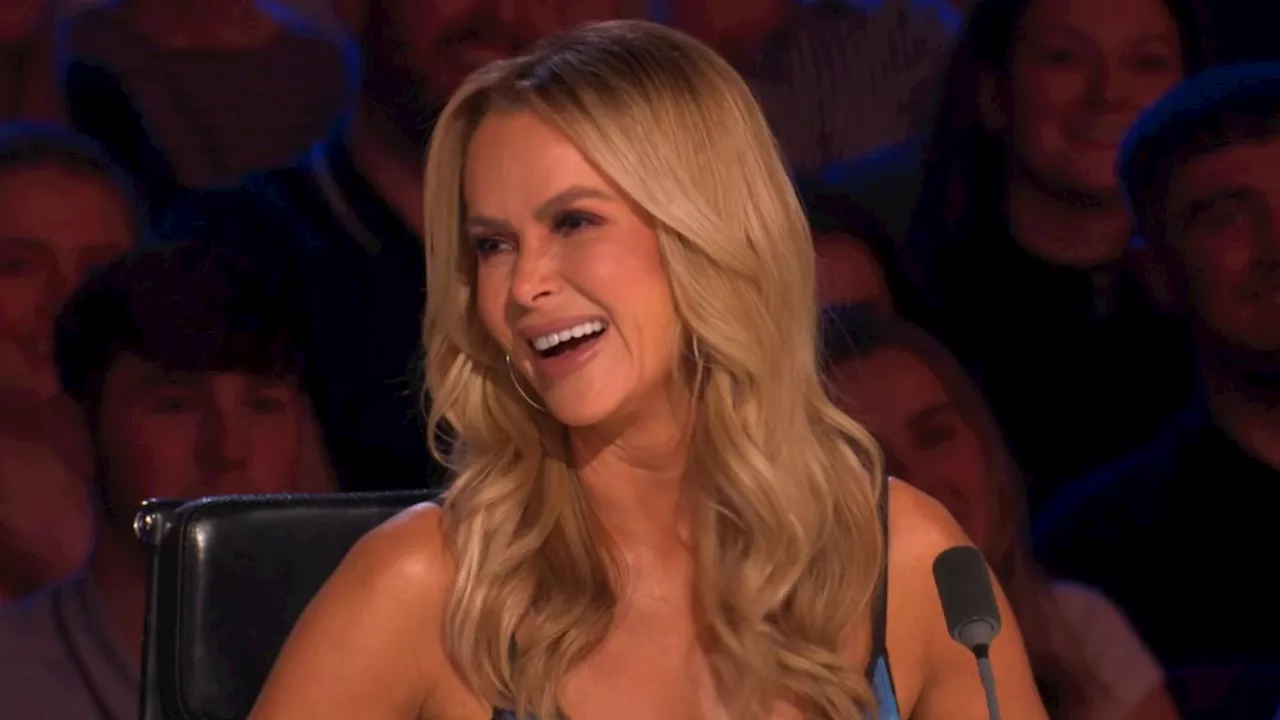 ‘Behave’, cry Britain’s Got Talent fans as Amanda Holden is accused of flirting with act...