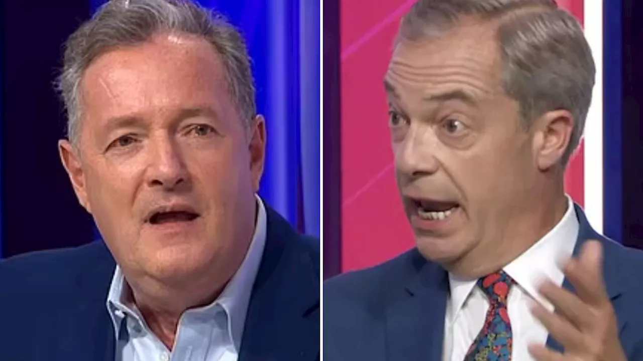 Watch Piers Morgan lay into Nigel Farage & slam ex-UKIP boss for ‘bottling’ election fight in fiery TV cla...