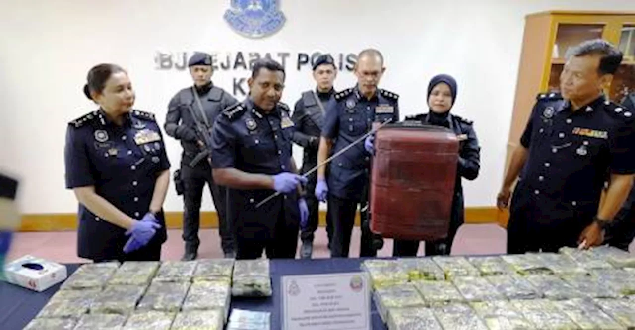 Police detain two men, seize drugs worth over RM1.2 mln