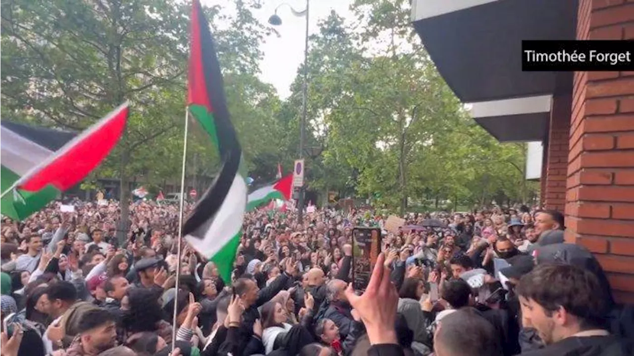 Warga Paris Geram, Ribuan Demonstran Geruduk Media Prancis TF1, Protes Siaran Wawancara Netanyahu