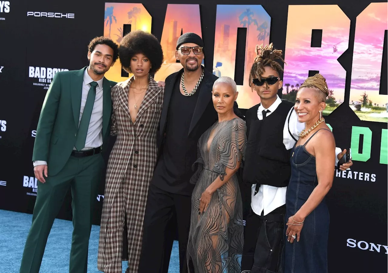 Will Smith Poses With Jada Pinkett Smith at Bad Boys Premiere