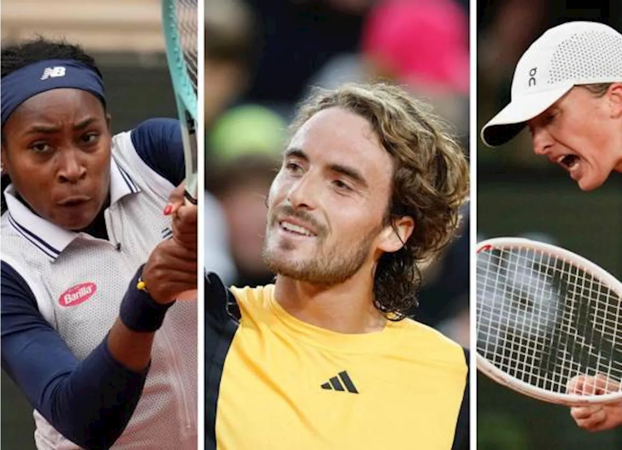 Gauff, Tsitsipas y Swiatek siguen imparables en Roland Garros; Rublev fue eliminado