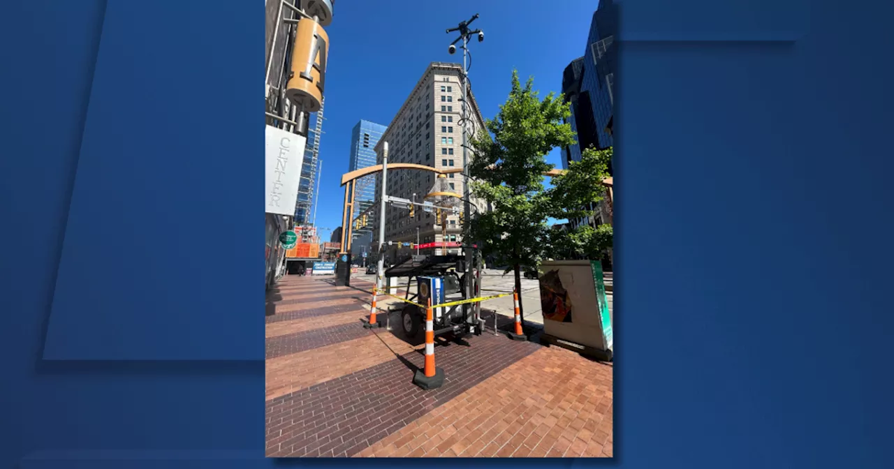 Cleveland Police install camera at Playhouse Square after reckless drivers did donuts last weekend