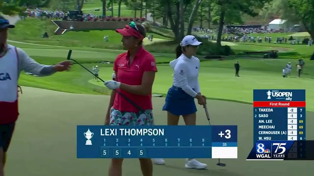 First day of U.S. Women's Open completed at Lancaster Country Club