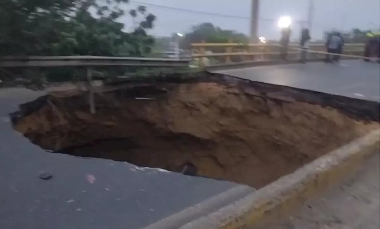 Equipo del MinTransporte se desplaza a zona donde colapsó el puente en Soledad, Atlántico