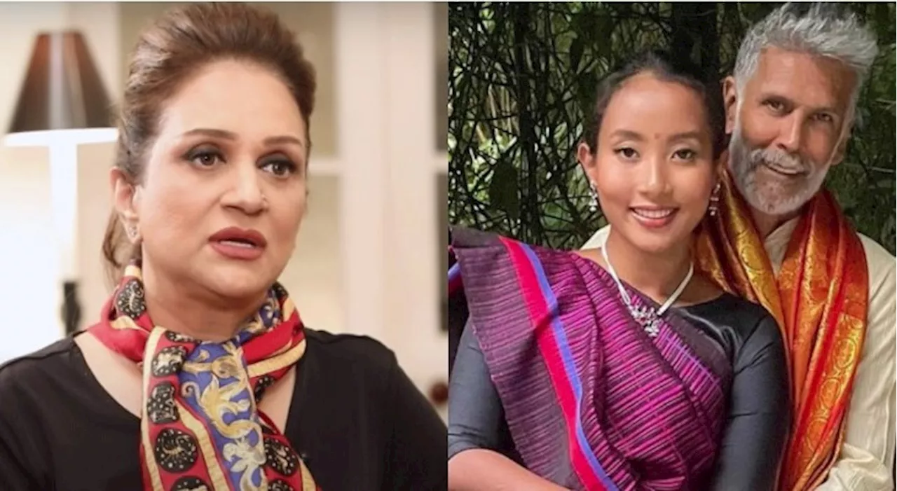 Bushra Ansari sheds light on societal hypocrisy through Milind-Ankita's age gap video