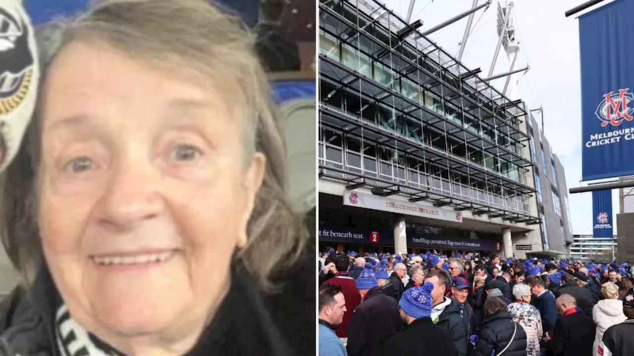 Elderly grandmother hospitalised after alleged hit and run outside the MCG for Collingwood-Carlton match