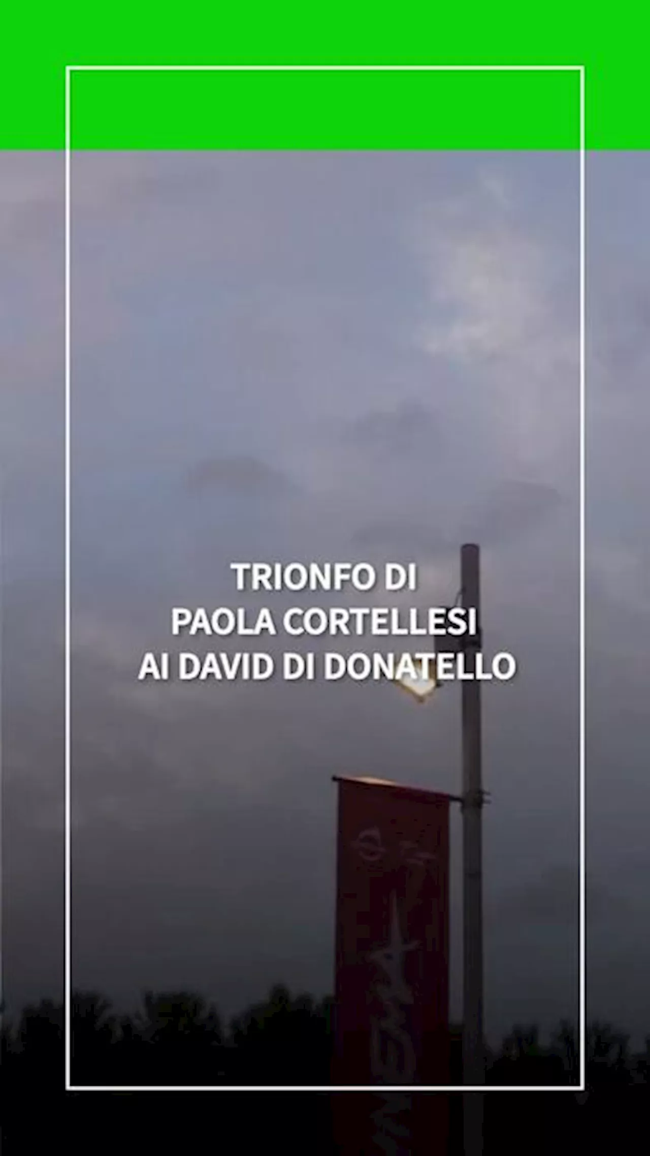 Trionfo di Paola Cortellesi ai David di Donatello