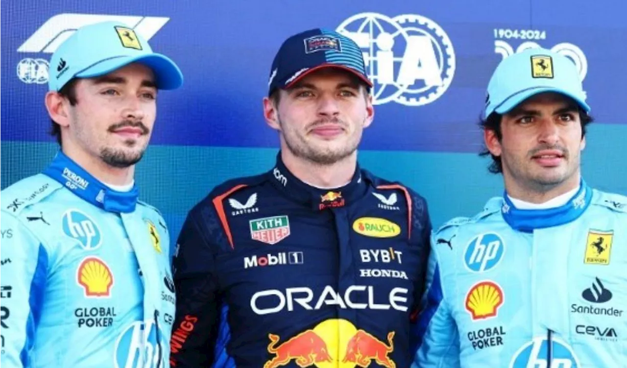 Verstappen volvió a amargar a Ferrari: hizo pole en el GP de Miami