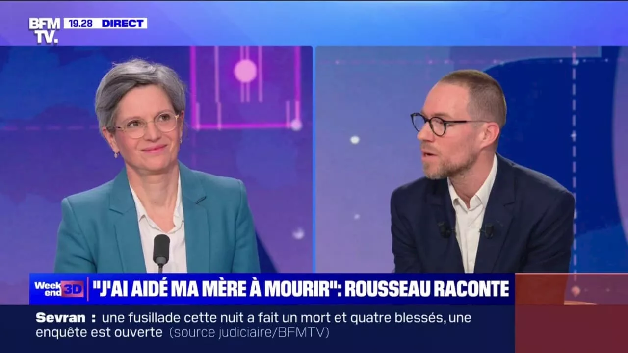 Aide active à mourir: 'Le projet de loi ne va pas assez loin', selon Sandrine Rousseau