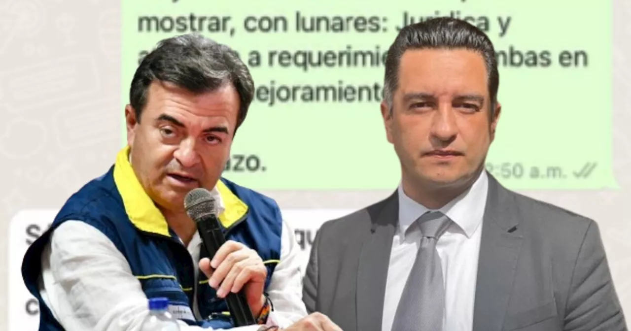 Los chats que Olmedo López llevará a la Fiscalía y que comprometerían a Andrés Idárraga