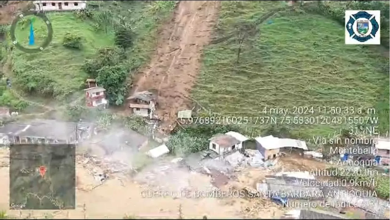 Emergencia en Montebello: avalancha destruyó 30 viviendas y dejó 3 personas heridas