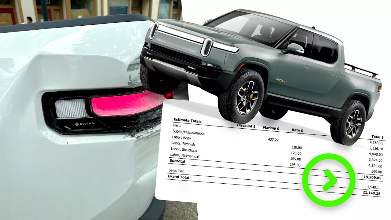 Can You Believe This Rivian R1T Repair Cost $21,000?