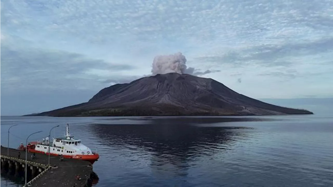 Nestapa Warga di Zona Merah Erupsi Gunung Ruang Sulawesi Utara