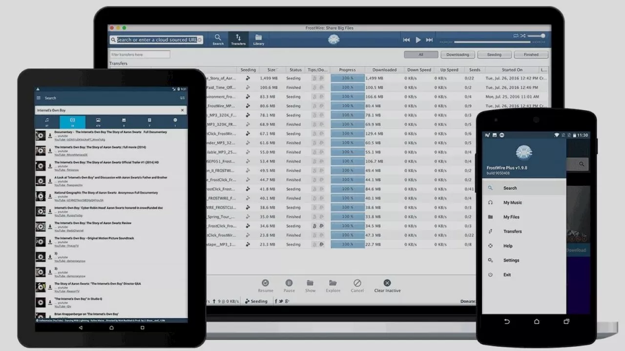 Download Manager: FrostWire 6.13.2 verbessert SoundCloud-Suchfunktion