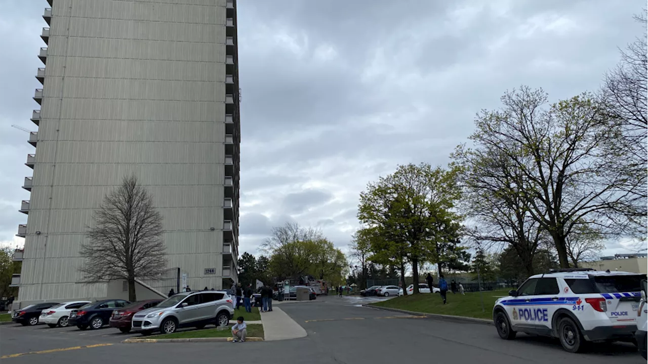 Firefighters battle second Overbrook highrise blaze on Donald Street